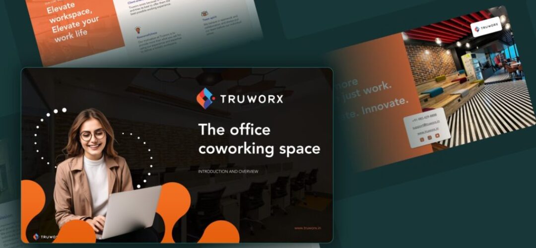 Crafting a professional business overview presentation for TruWorx Coworking spaces