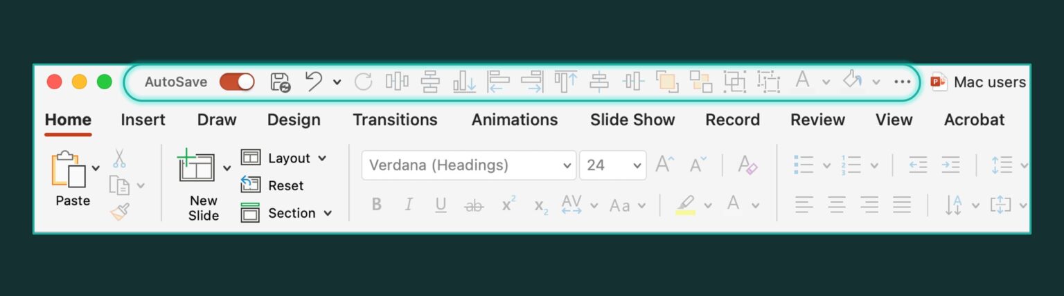 Download free PowerPoint quick access toolbar file to work faster