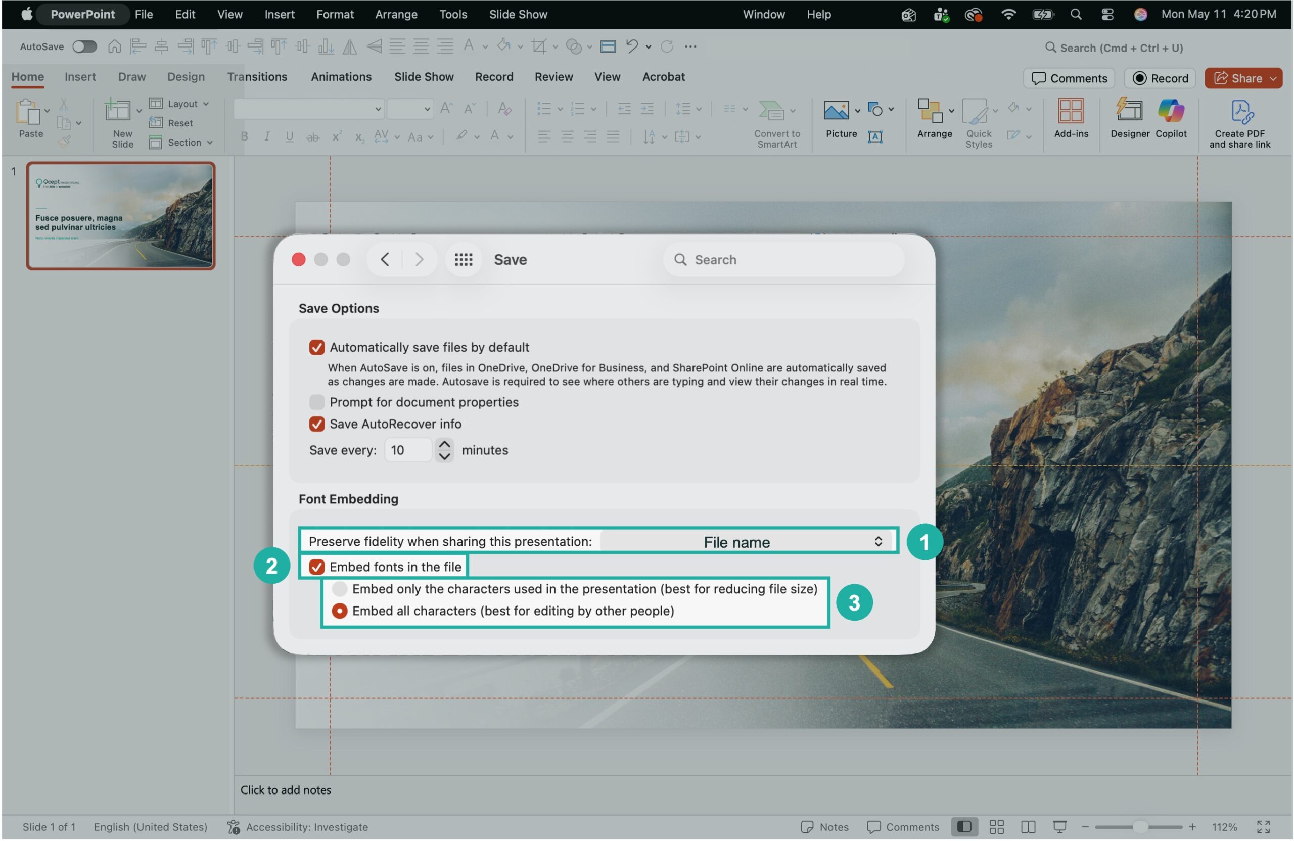 step-2-how-to-embed-fonts-in-mac-powerpoint step-2-how-to-embed-fonts-in-mac-powerpoint