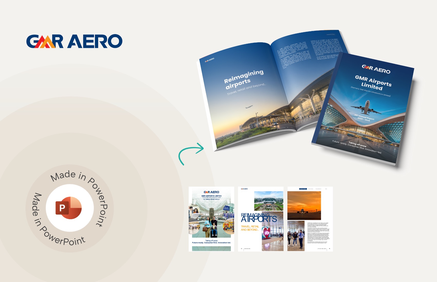 Redesigning the GMR Aero annual report: a Qcept design study Redesigning the GMR Aero annual report: a Qcept design study
